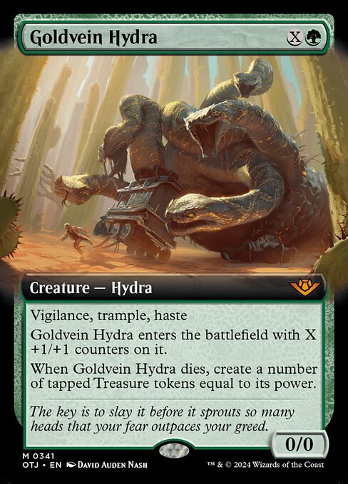 Goldvein Hydra (341) - EXTENDED ART - NM