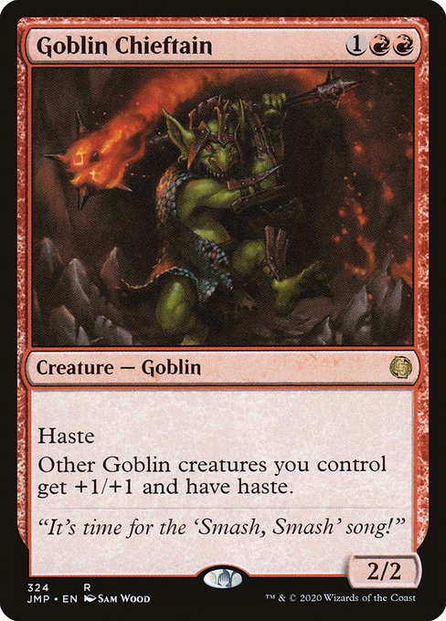 Goblin Chieftain (324) - NM