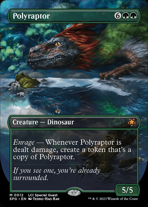 Polyraptor (12) - BORDERLESS - FULL ART - NM