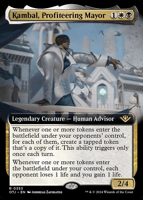 Kambal, Profiteering Mayor (353) - EXTENDED ART (Foil) - NM