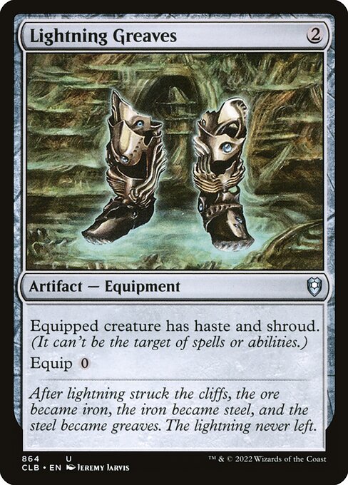 Lightning Greaves (864) - NM