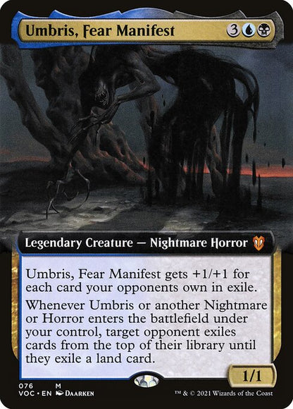 Umbris, Fear Manifest (76) - EXTENDED ART - NM