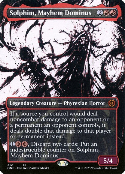 Solphim, Mayhem Dominus (312) - BORDERLESS (Foil) - NM