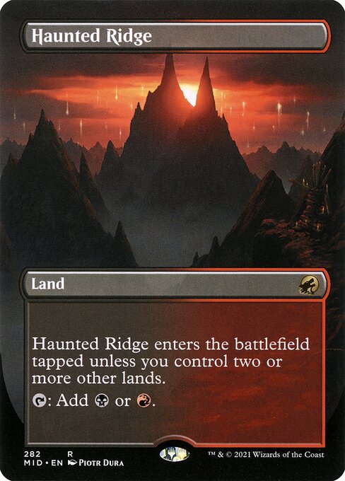 Haunted Ridge (282) - BORDERLESS - FULL ART - NM