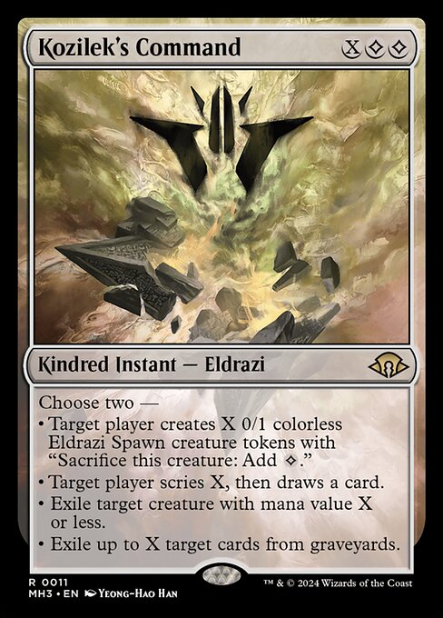 Kozilek's Command (11) - FULL ART - NM