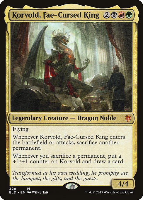 Korvold, Fae-Cursed King (329) (Foil) - NM