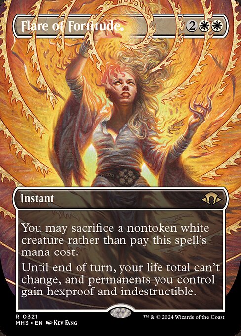 Flare of Fortitude (321) - BORDERLESS - NM