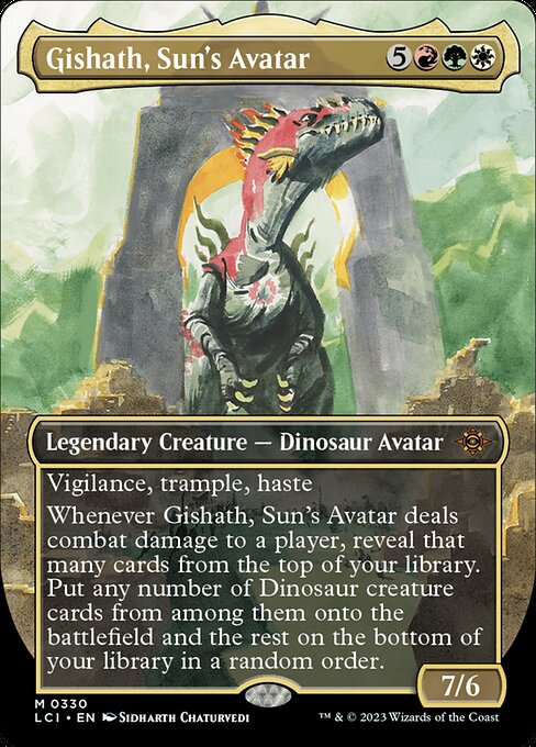 Gishath, Sun's Avatar (330) - BORDERLESS - NM