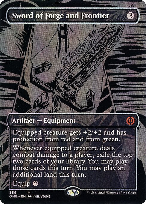Sword of Forge and Frontier (359) - BORDERLESS (Foil) - NM
