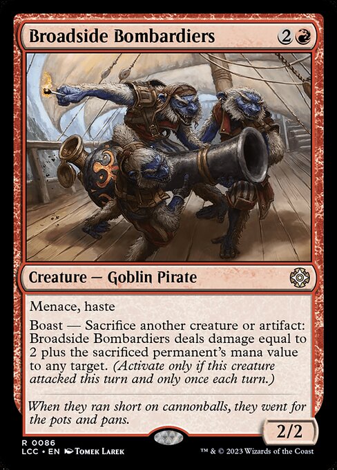 Broadside Bombardiers (86) - NM
