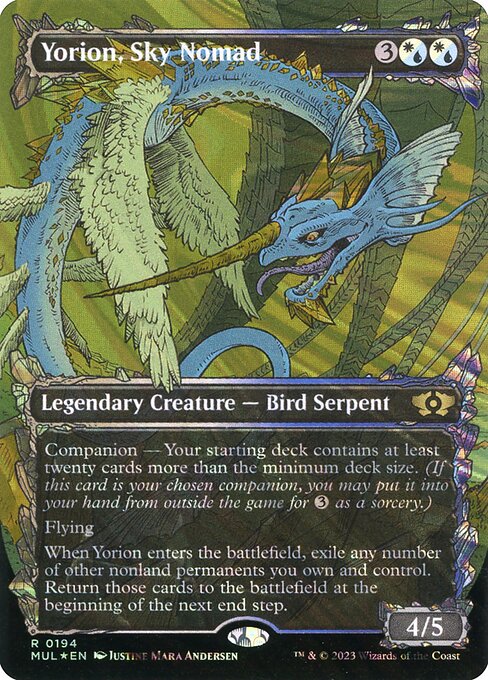 Yorion, Sky Nomad (194) - BORDERLESS - FULL ART (Foil) - NM