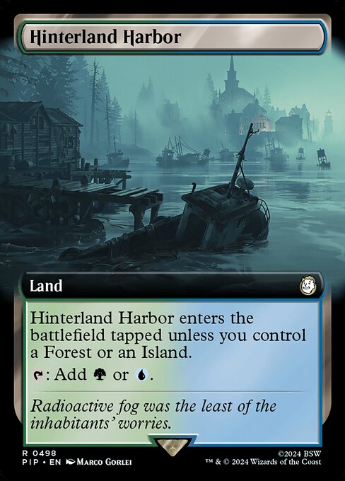 Hinterland Harbor (498) - EXTENDED ART - NM