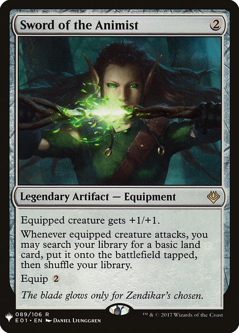Sword of the Animist (E01-89) - NM