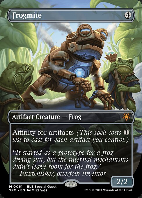 Frogmite (61) - BORDERLESS - FULL ART (Foil) - NM