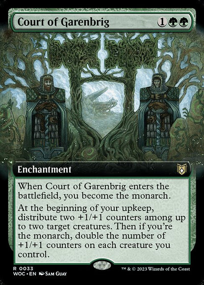 Court of Garenbrig (33) - EXTENDED ART (Foil) - NM