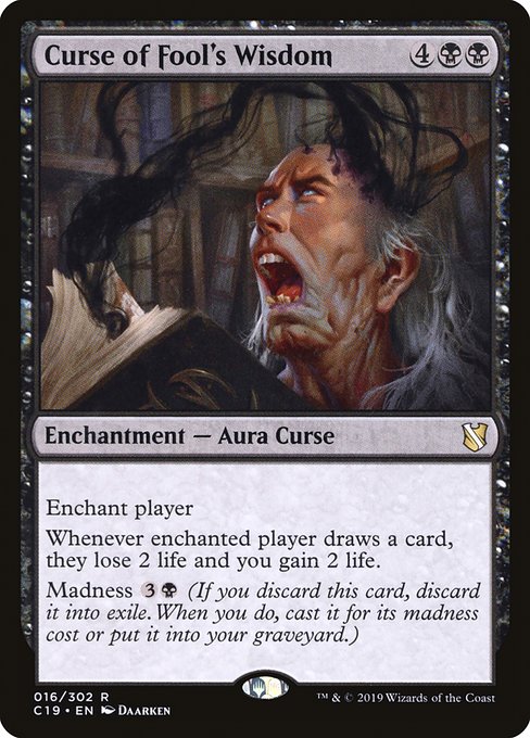 Curse of Fool's Wisdom (16) - NM