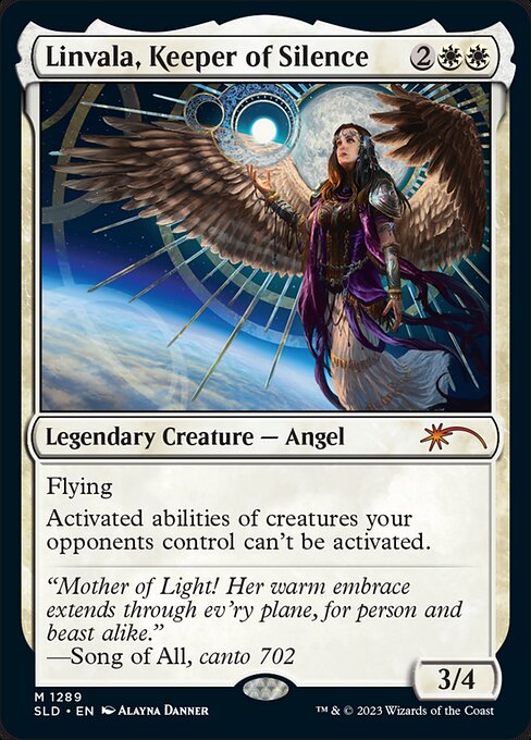 Linvala, Keeper of Silence (1289) - NM