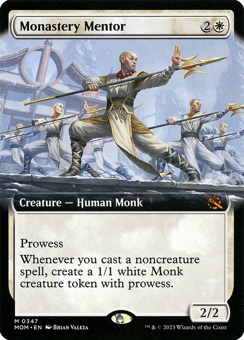 Monastery Mentor (347) - EXTENDED ART - NM