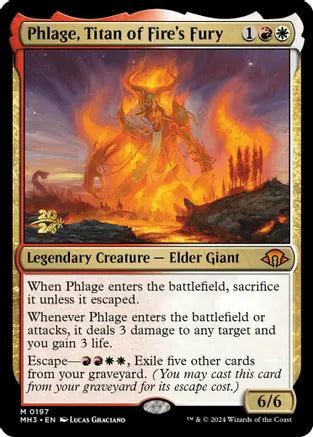 Phlage, Titan of Fire's Fury (197s) (Foil) - NM
