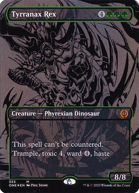 Tyrranax Rex (355) - BORDERLESS (Foil) - NM