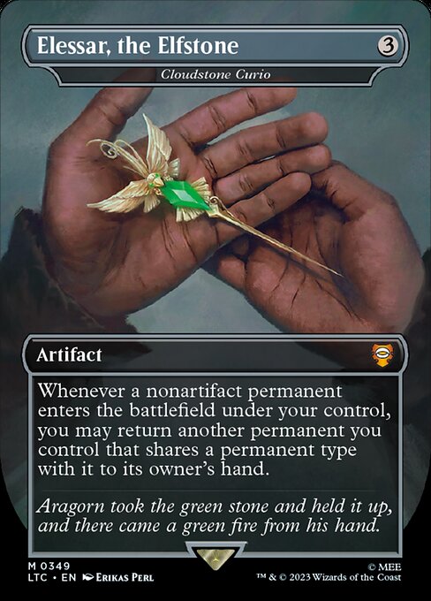 Cloudstone Curio (349) - BORDERLESS (Foil) - NM