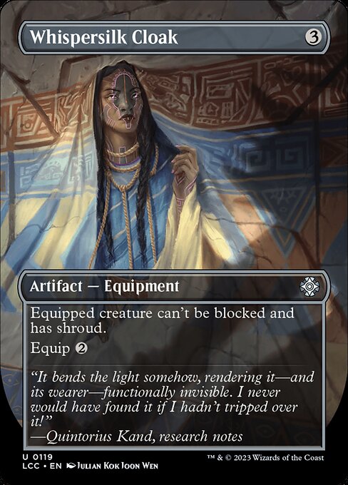 Whispersilk Cloak (119) - BORDERLESS - NM