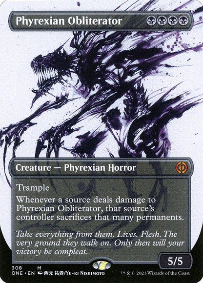 Phyrexian Obliterator (308) - BORDERLESS - NM