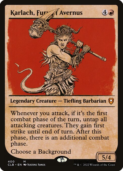 Karlach, Fury of Avernus (400) - SHOWCASE - NM