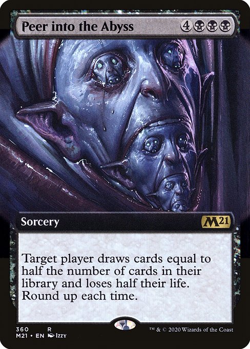 Peer into the Abyss (360) - EXTENDED ART - NM