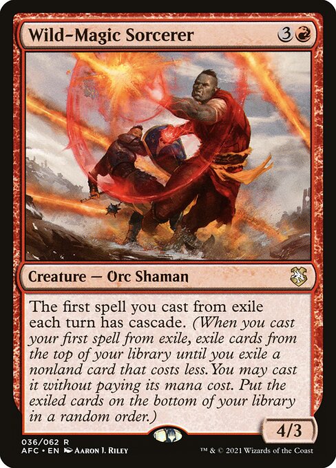 Wild-Magic Sorcerer (36) - NM