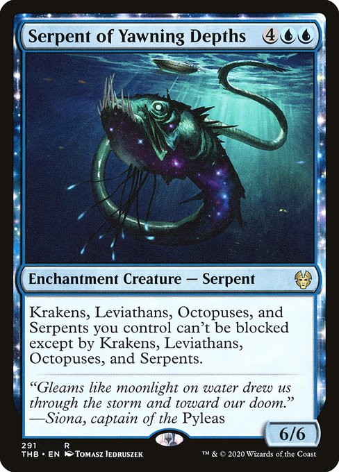 Serpent of Yawning Depths (291) - NM