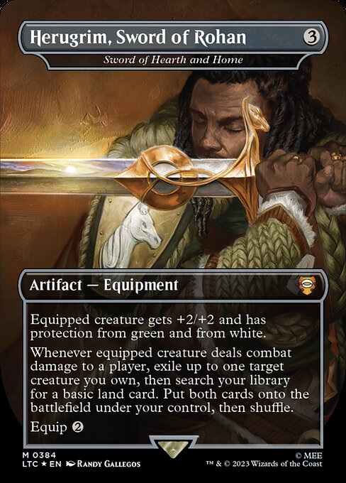 Sword of Hearth and Home (384) - BORDERLESS (Foil) - NM