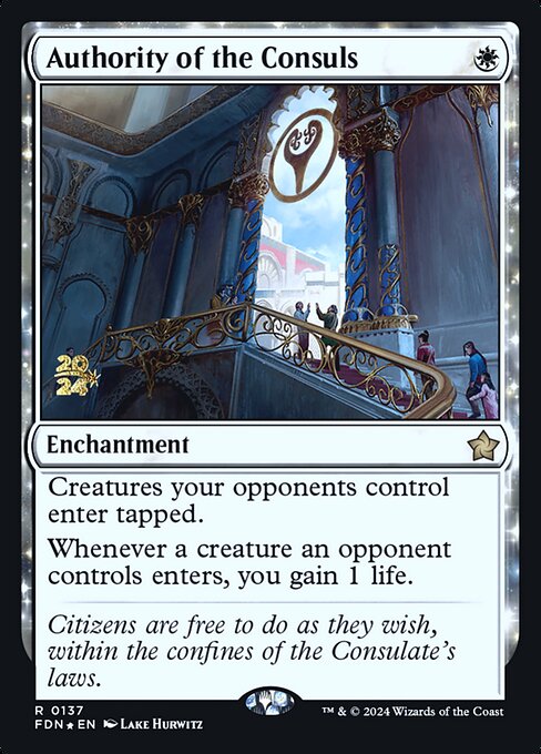Authority of the Consuls (137s) (Foil) - NM