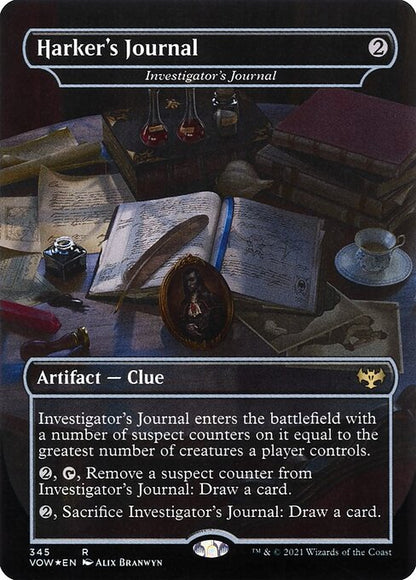 Investigator's Journal (345) - BORDERLESS - FULL ART - NM
