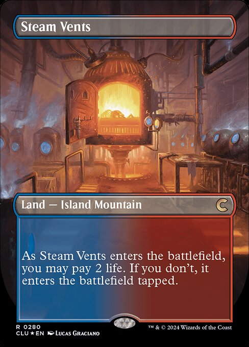 Steam Vents (280) - BORDERLESS (Foil) - NM