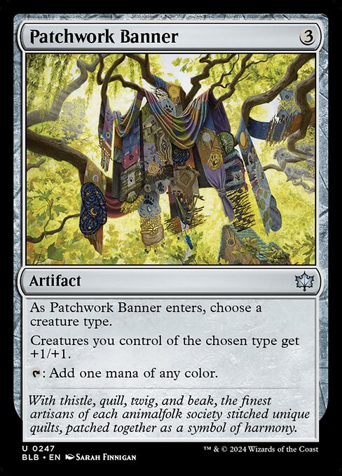 Patchwork Banner (247) - NM