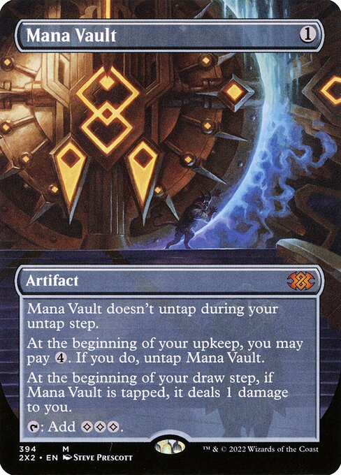 Mana Vault (394) - BORDERLESS (Foil) - NM