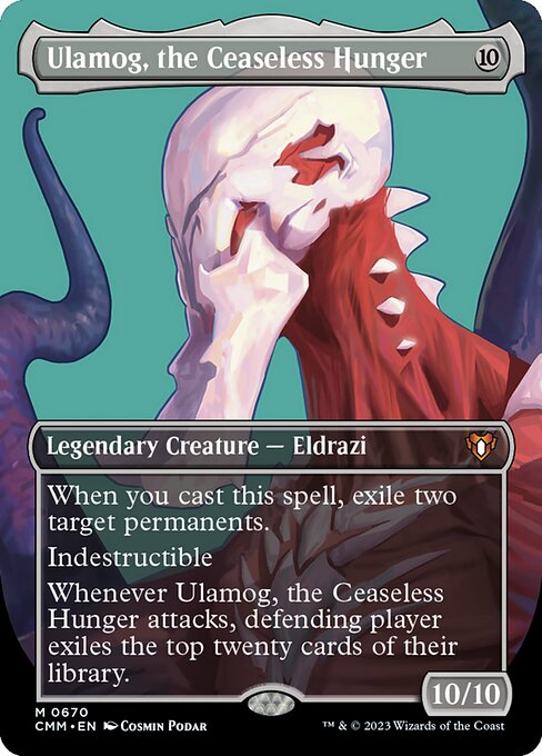Ulamog, the Ceaseless Hunger (670) - BORDERLESS (Foil) - NM