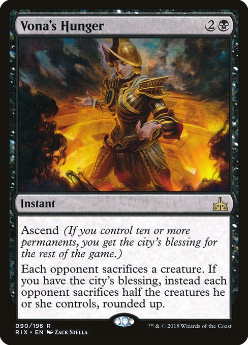 Vona's Hunger (90) - NM