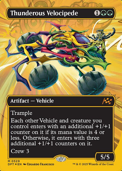 Thunderous Velocipede (529) - BORDERLESS (Foil) - NM