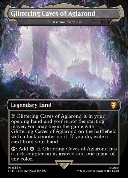 Gemstone Caverns (364) - BORDERLESS (Foil) - NM