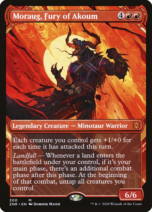 Moraug, Fury of Akoum (300) - SHOWCASE - NM
