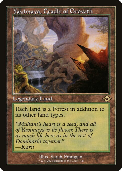 Yavimaya, Cradle of Growth (441) (Foil) - NM