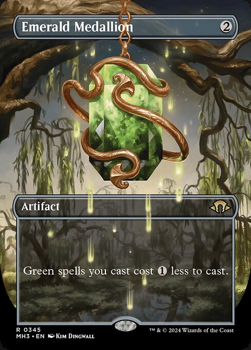 Emerald Medallion (345) - BORDERLESS (Foil) - NM