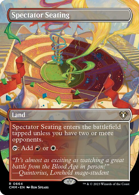 Spectator Seating (664) - BORDERLESS (Foil) - NM