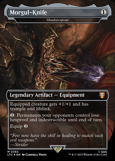 Shadowspear (383) - BORDERLESS (Foil) - NM