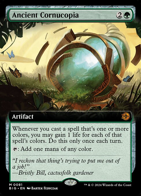 Ancient Cornucopia (81) - EXTENDED ART (Foil) - NM