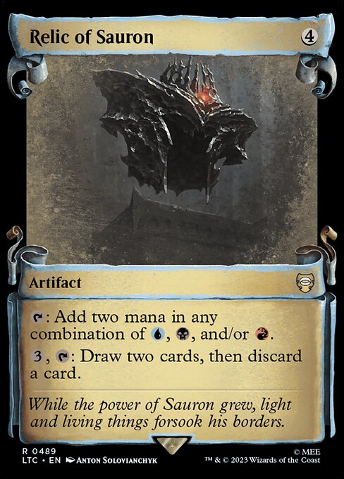 Relic of Sauron (489) - SHOWCASE (Foil) - NM