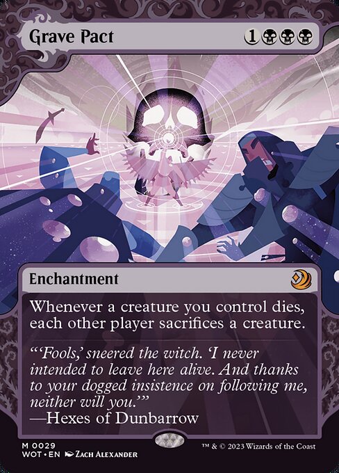 Grave Pact (29) - BORDERLESS (Foil) - NM