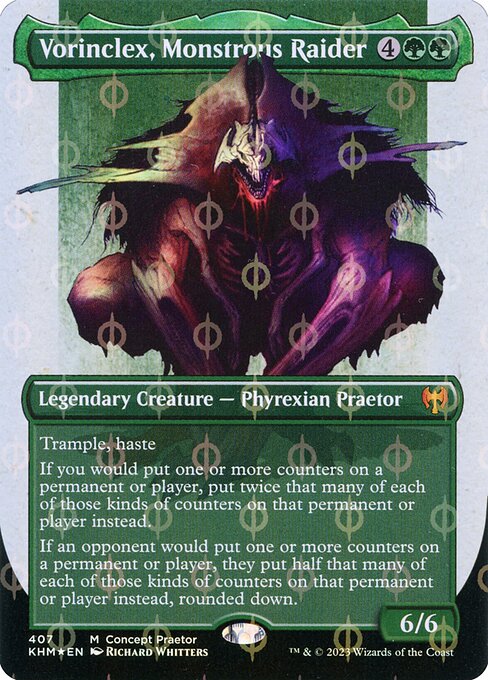 Vorinclex, Monstrous Raider (407) - BORDERLESS - FULL ART (Foil) - NM